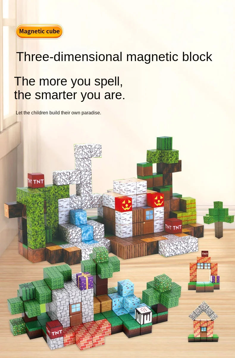 Magnetic Gaming Building Blocks
