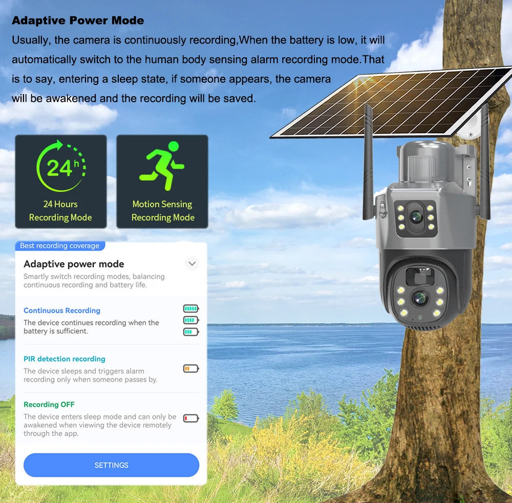 Solar Security Camera 4G/WiFi