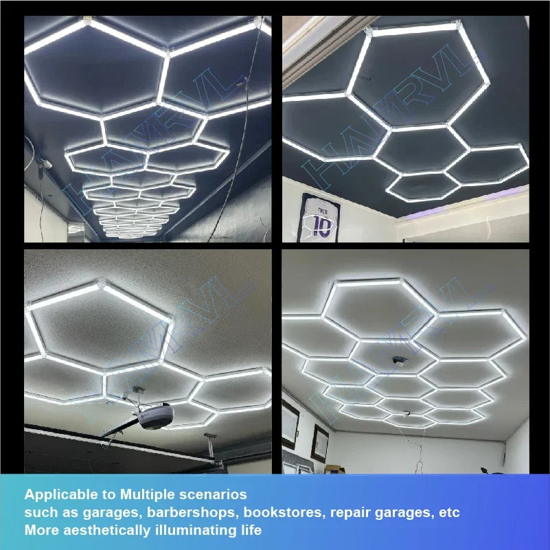 Hexagon LED lighting