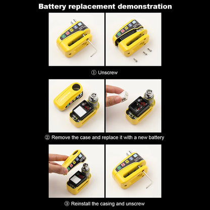 Motorbike Alarm Disc Brake Lock