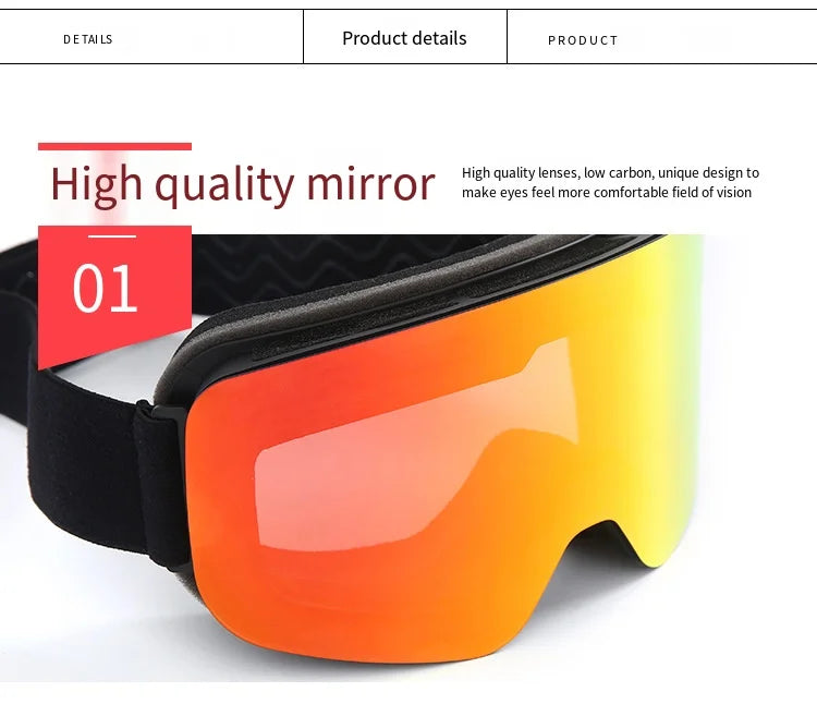 Anti Fog Ski & Snowboard Goggles