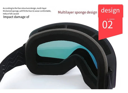 Anti Fog Ski & Snowboard Goggles