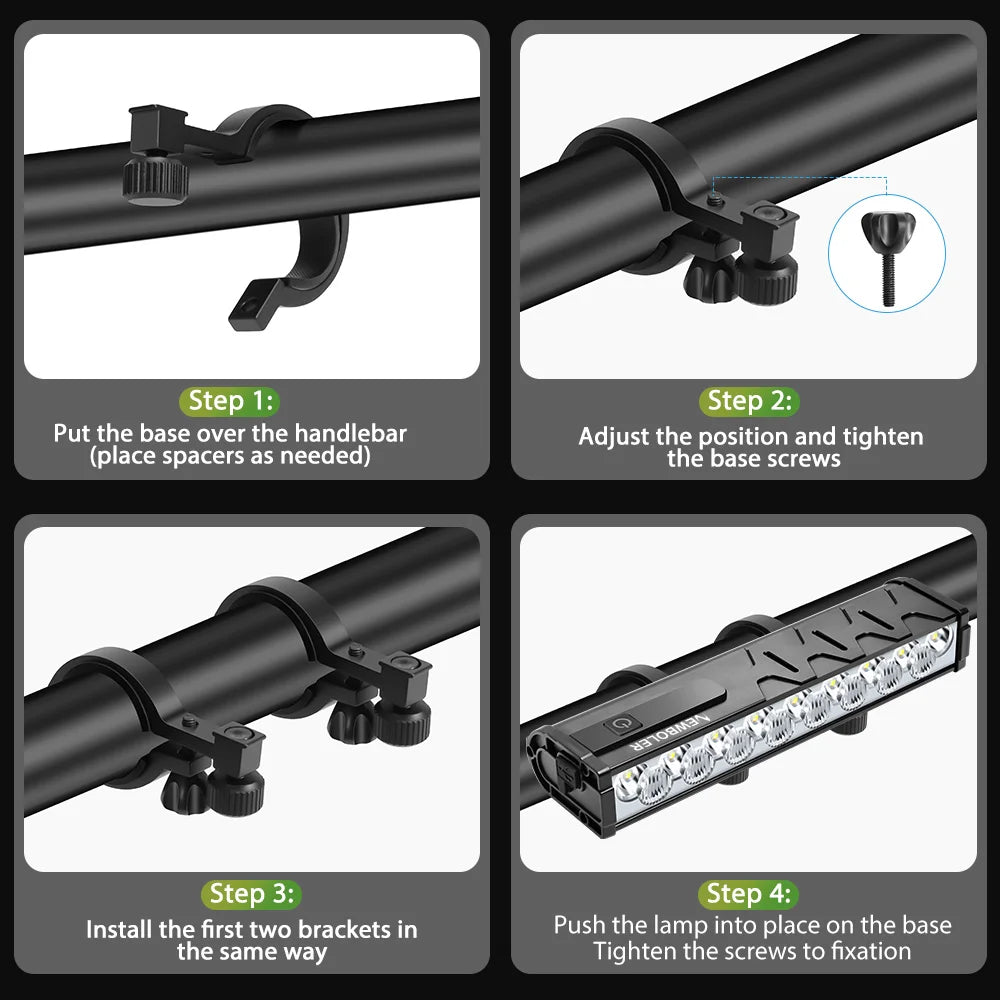 BeamBank™ Ultra Bright Bike Light With Power Bank