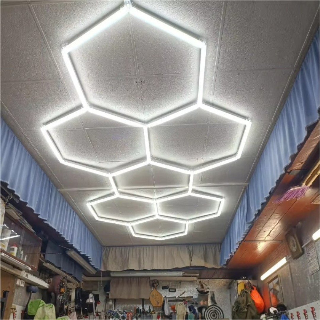 Hexagon LED lighting
